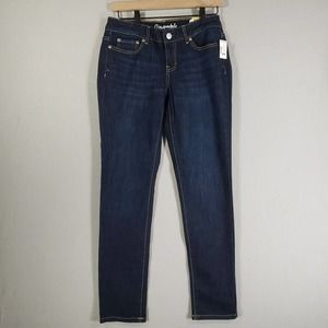 Aeropostale Jeans Womens 2 Short Bayla Curvy Skinny Straight Leg Has Tags